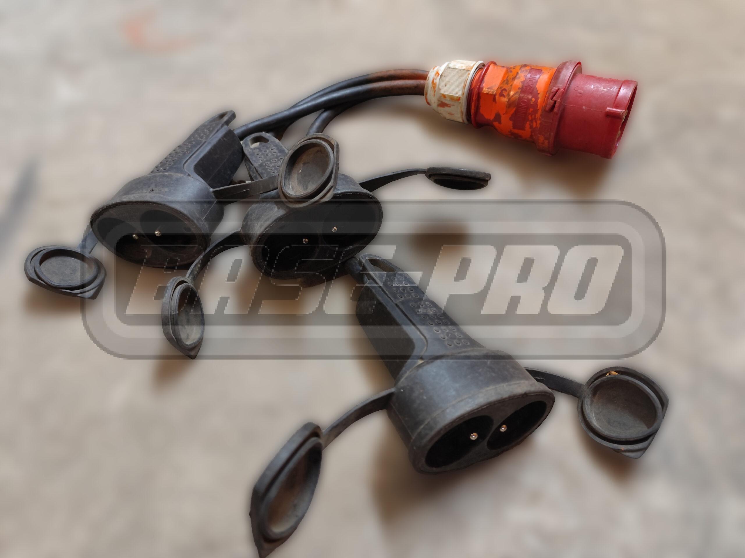 Redukce 400V 16A 5P → 3x2 230V - Image 3