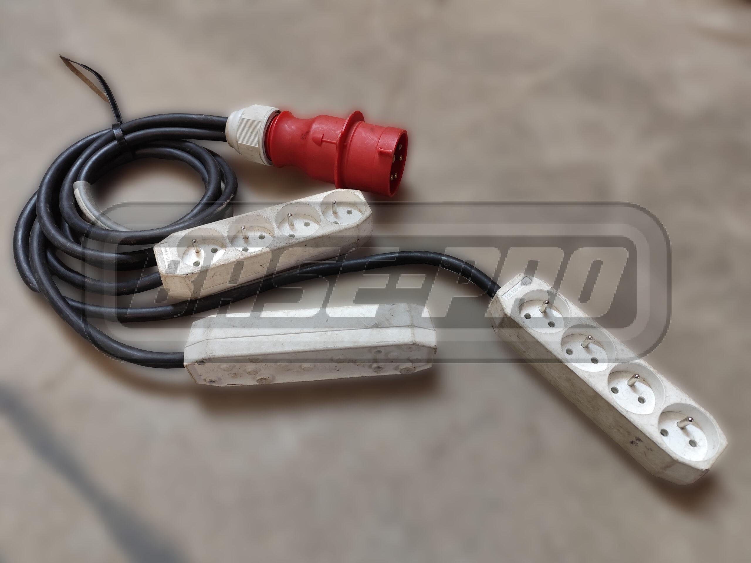 Redukce 400V 16A 5P → 3x4 230V - Image 2